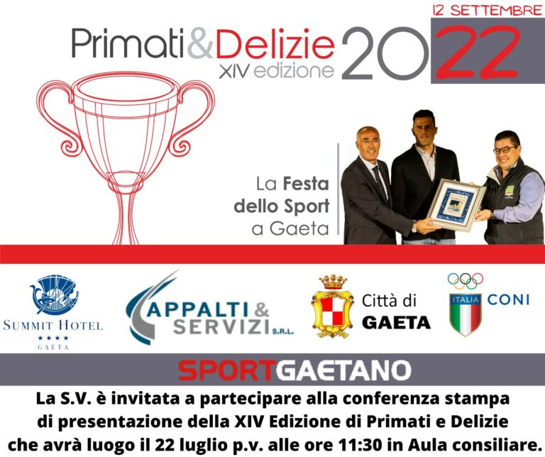 Gaeta – Primati e Delizie 2022