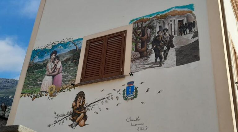 Itri: completato un murales che ricorda la Loren nei panni dell’indimenticabile Ciociara