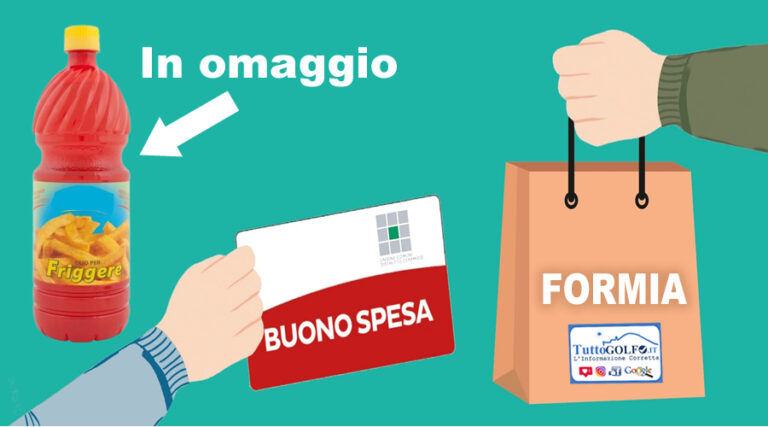 Formia, Buoni spesa per i rifiuti RAEE e in omaggio olio da frittura. Ecco come