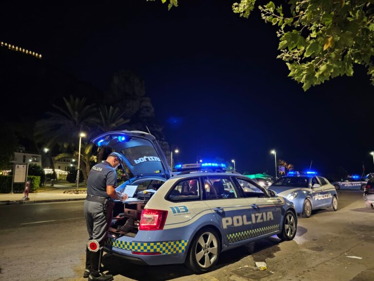 Sperlonga e Sabaudia: controlli della Polizia con gli agenti di Gaeta, Formia, Terracina, con l’ausilio della Questura