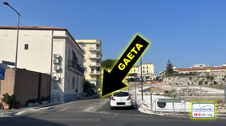 Gaeta, chiusa via Serapide per lavori. Ecco da quando