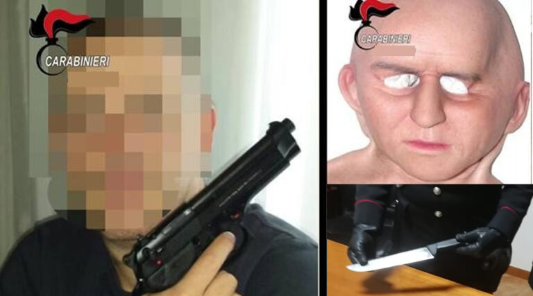 Gaeta: deferiti alcuni malviventi. In loro possesso alcuni coltelli, una maschera in lattice e una pistola senza tappo