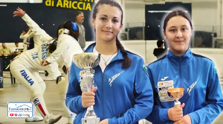Club Scherma Formia: Carolina Chiarolanza e Lara Callocchia si aggiudicano il pass per la fase nazionale di categoria