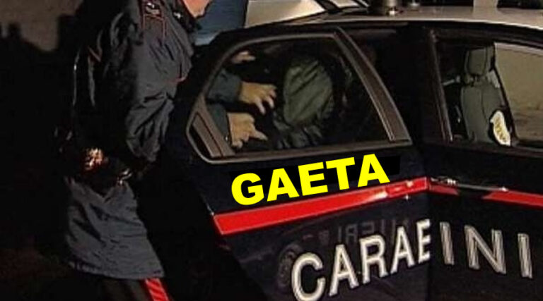 Gaeta: Arrestato per guida sotto l’influenza di alcool e danneggiamento di cose sottoposte a sequestro