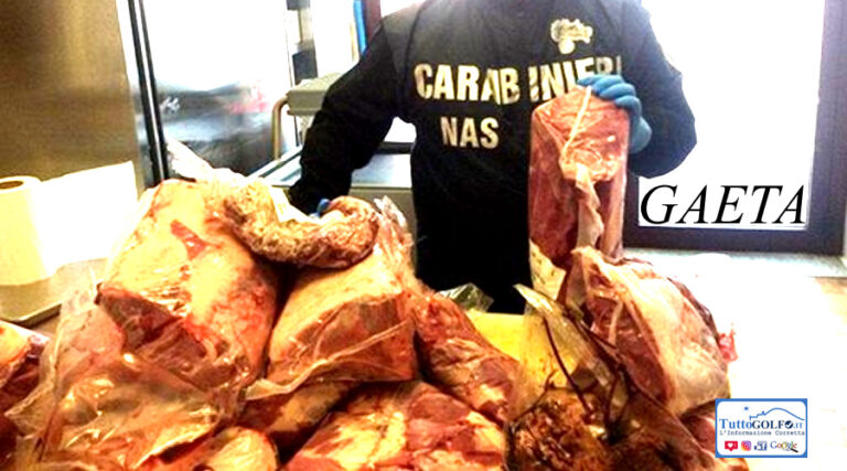 Nas, controlli in un ristorante di Gaeta: sequestrati alimenti di dubbia provenienza. Pensanti sanzioni