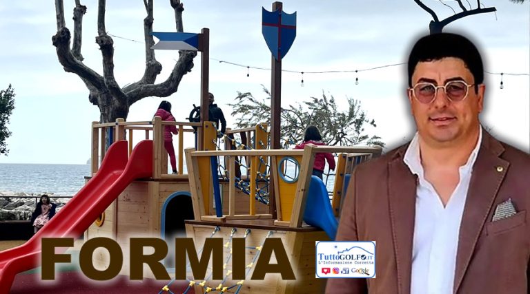 Riaperta ieri pomeriggio l’area giochi della Pineta di Vindicio, sul lungomare di Formia