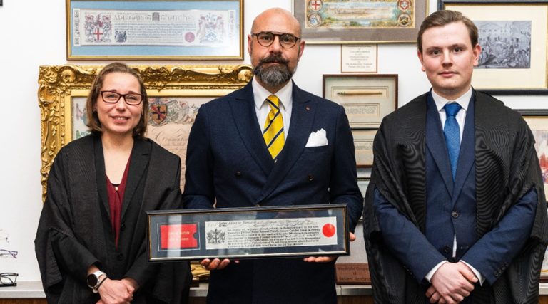 Freedom of the City of London ad un cittadino formiano