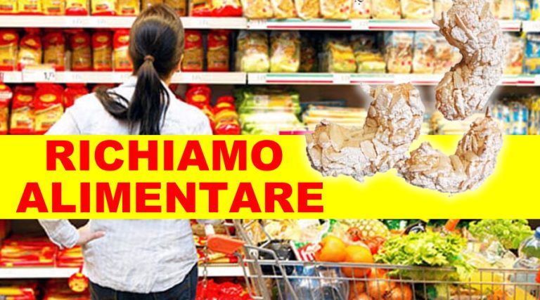 Possibile contaminazione da corpi estranei (metalli) nei biscotti. Richiamo Alimentare