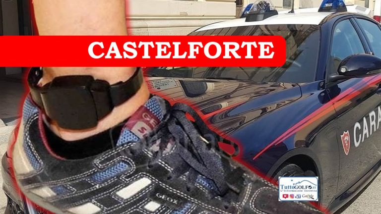 Castelforte, applicato il braccialetto elettronico ad un noto individuo