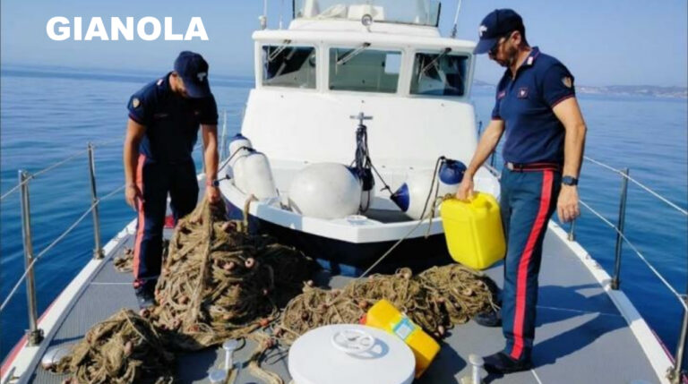 Formia, sequestro penale: a Gianola pesca di frodo con l’utilizzo di trappole artigianali