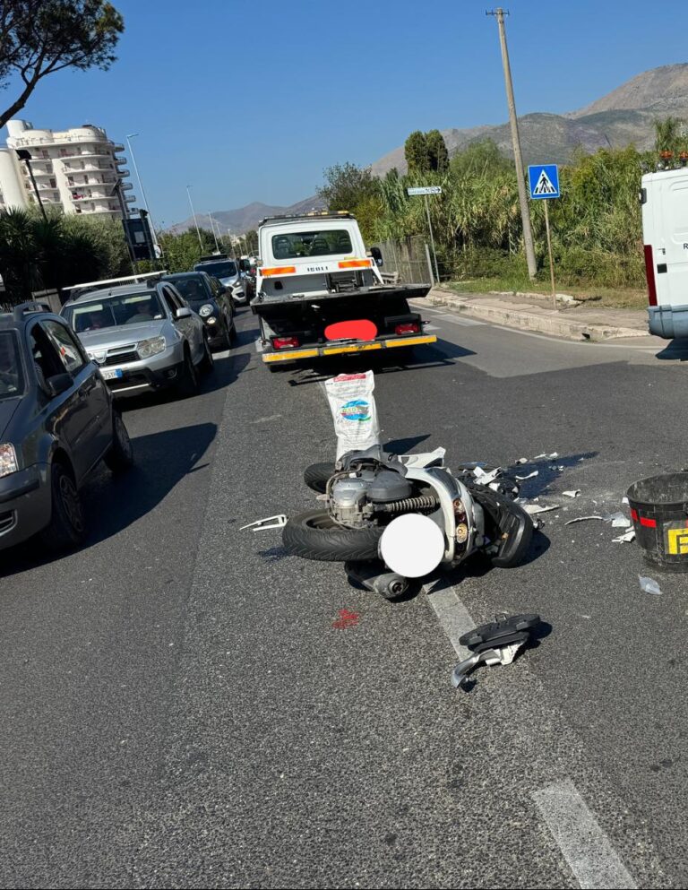 Formia, grave incidente stradale. Elitrasportato un centauro