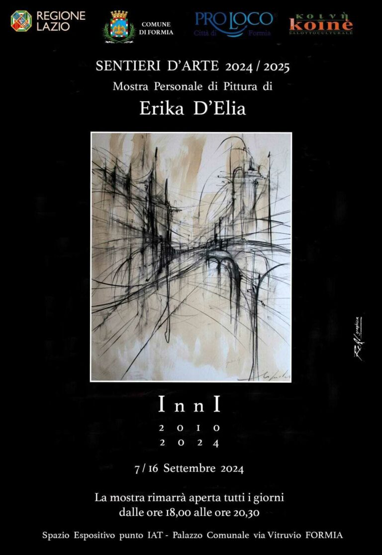 Formia, si apre con la mostra di pittura “InnI” di Erika D’Elia