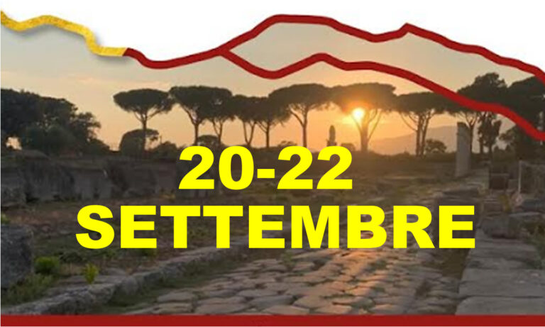 Eventi dal 20 al 22 Settembre – I GIORNI DELL’APPIA – A Gaeta degustazione del Dolce di Cicerone