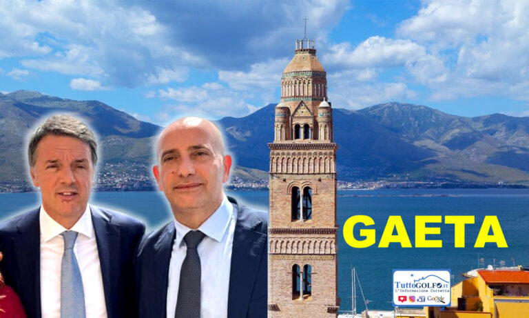 Matteo Renzi a Gaeta, accompagnato da Gerardo Stefanelli per una passeggiata nella storia