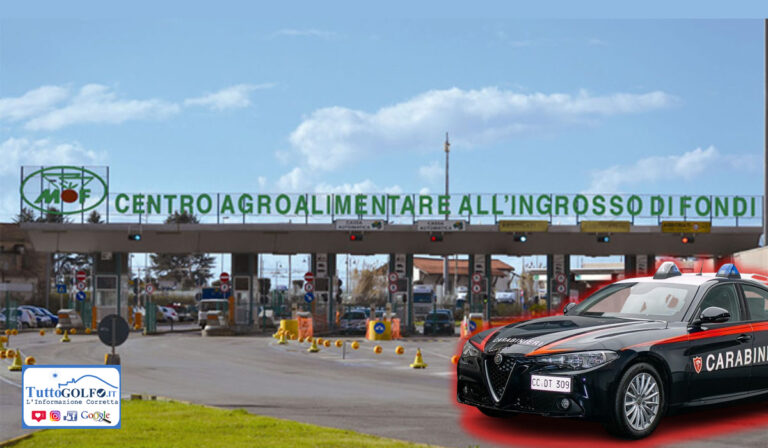 Ladro arrestato in flagranza di reato al MOF Fondi