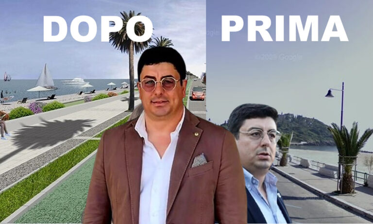 Marciapiedi smantellati a Gianola. Partiti i lavori per la pista ciclabile. LE FOTO