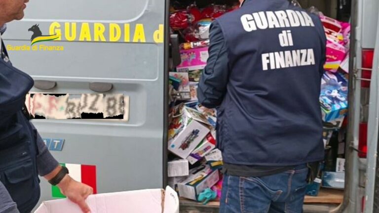 GDF LATINA: MERCI SCADUTE, SEQUESTRATI CIBI, BEVANDE E GIOCATTOLI PERICOLOSI PER I BAMBINI