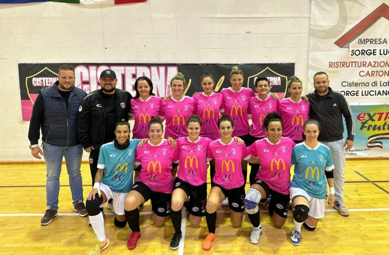 Derby pontino al Cisterna Lady che supera Fondi 4-0, domani si torna in campo contro Eventi Futsal