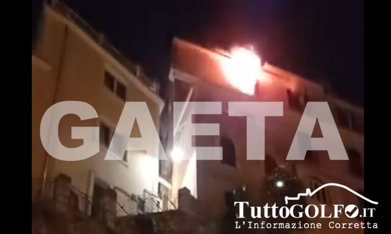 Gaeta, incendio in appartamento. Tratti in salvo madre e figli
