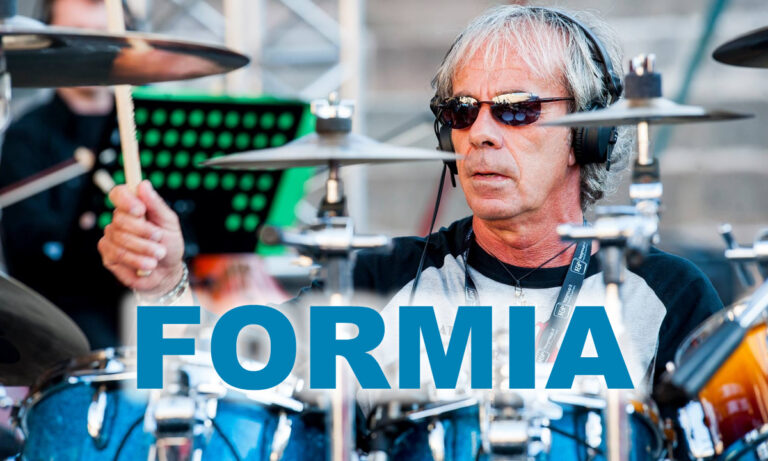 Agostino Marangolo, storico batterista di Pino Daniele, a Formia. La data