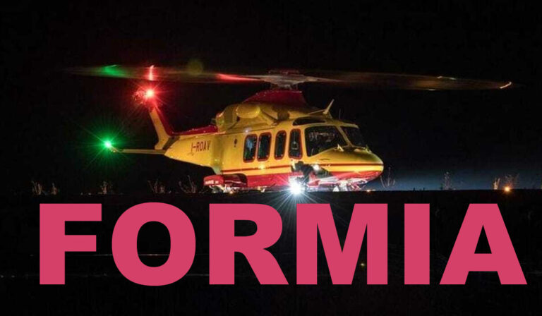 Formia, incidente stradale: 17ennne ricoverato all’Ospedale San Camillo di Roma