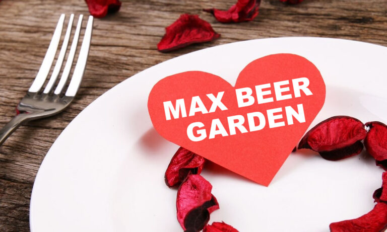 San Valentino al Max Beer Garden, un menù dedicato con possibilità di ordinare alla carta