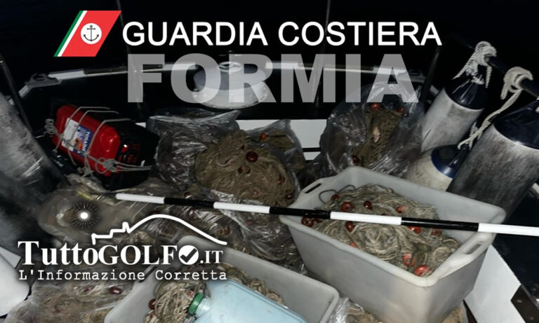 Blitz a Gianola da parte dei militari della Guardia Costiera di Gaeta