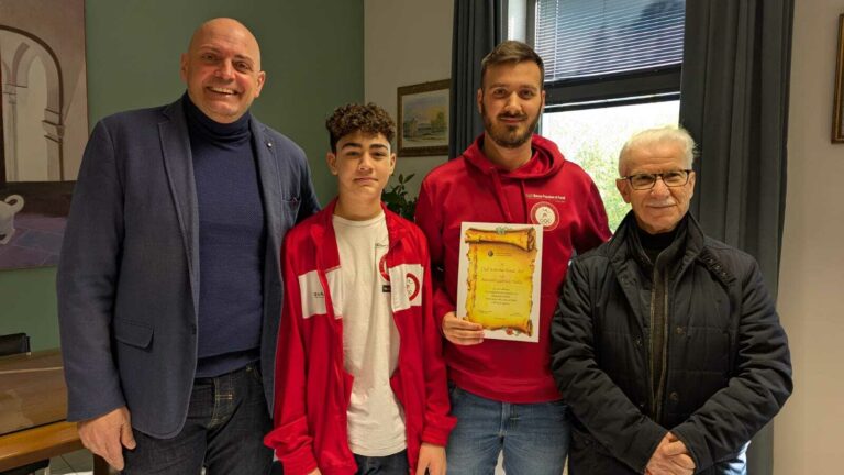 Fondi, incontro con il vice campione interregionale di scherma u14 Alessandro Morelli