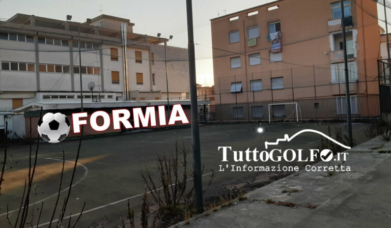 Formia, San Giulio: iniziati i lavori per il nuovo campetto polivalente