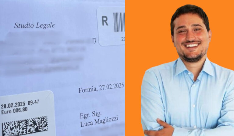 Formia, scontro politico: il Presidente del Consiglio chiede 40.000 euro di risarcimento al consigliere Magliozzi