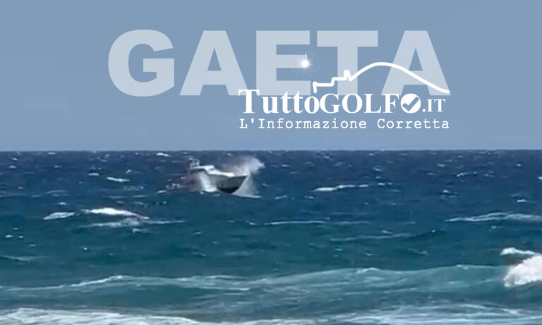 La Guardia Costiera di Gaeta che trae in salvo due persone alle Scissure