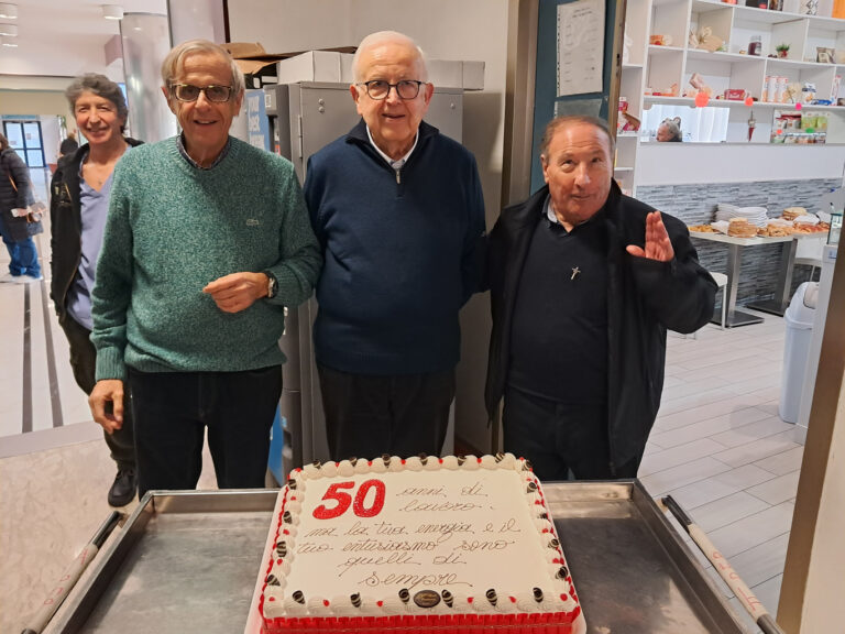 Aurelio Carlino, 50 anni di lavoro alla Casa del Sole