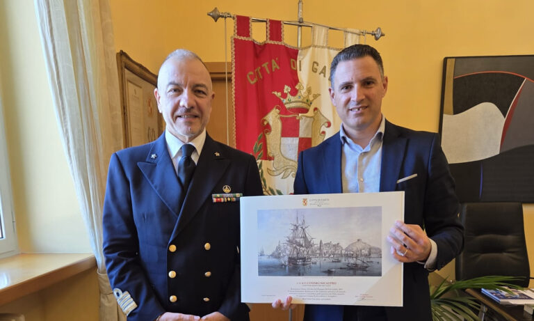 Il Direttore Marittimo del Lazio Nicastro ha incontrato il Sindaco Leccese