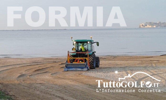 PULIZIA ARENILI SPIAGGIA FORMIA