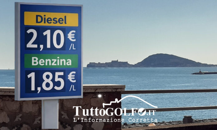 carburante benzina diesel golfo di gaeta