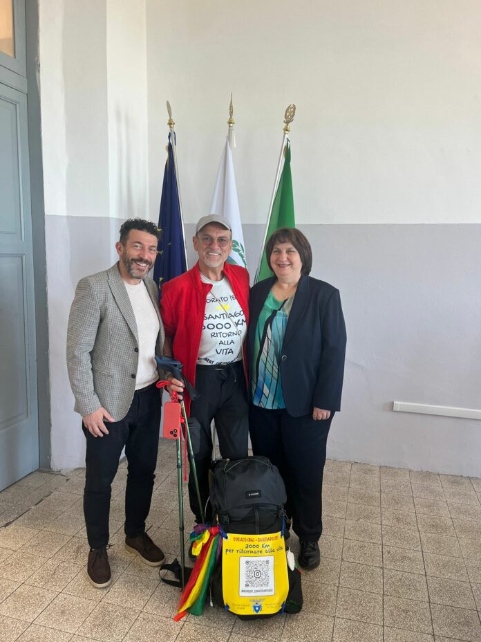 Norbert con gli assessori Di Cola e Ferreri