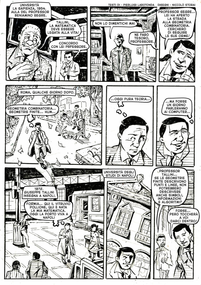 Giuseppe Tallini, matematico formiano - fumetto definitivo