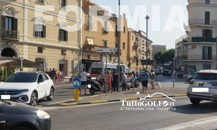 INCIDENTE FORMIA PIAZZA MERCATO
