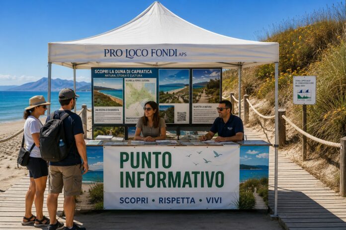 Punto informativo Capratica - litorale di Fondi