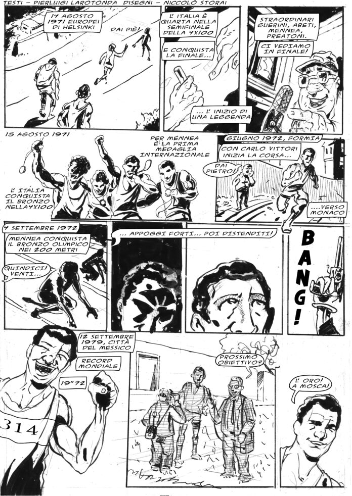 FUMETTO PIETRO MENNEA