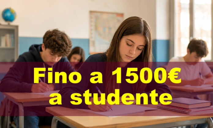 contributo scuola 1500